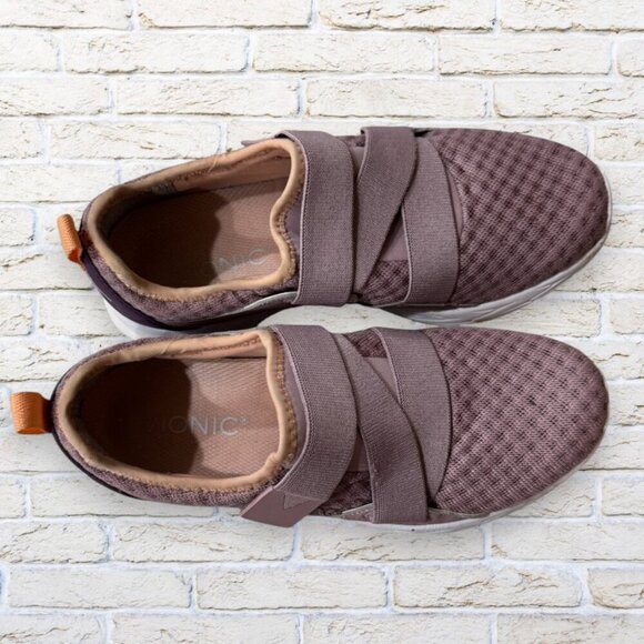 VIONIC AIMMY II Mauve Orthopedic Cushioned Comfort Sneakers Shoes  Size 7 EUC - Picture 3 of 7